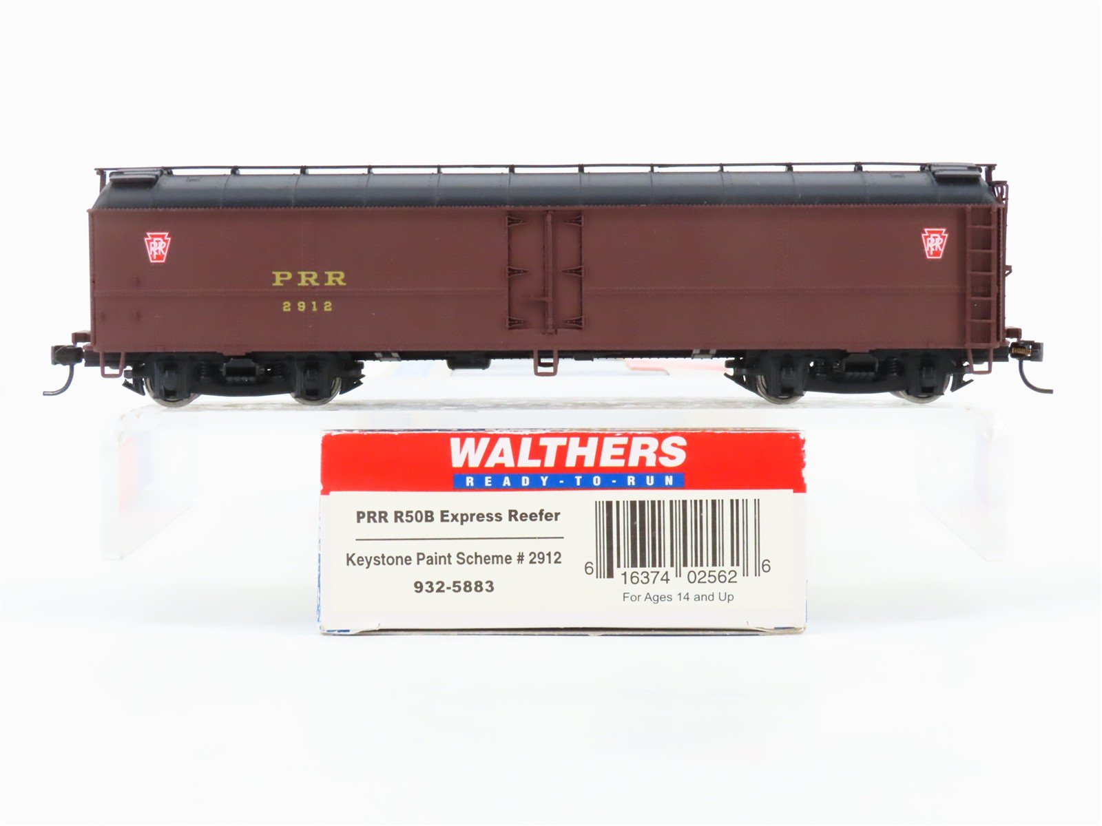 HO Scale Walthers 932-5883 PRR Pennsylvania Railroad Express Reefer #2912
