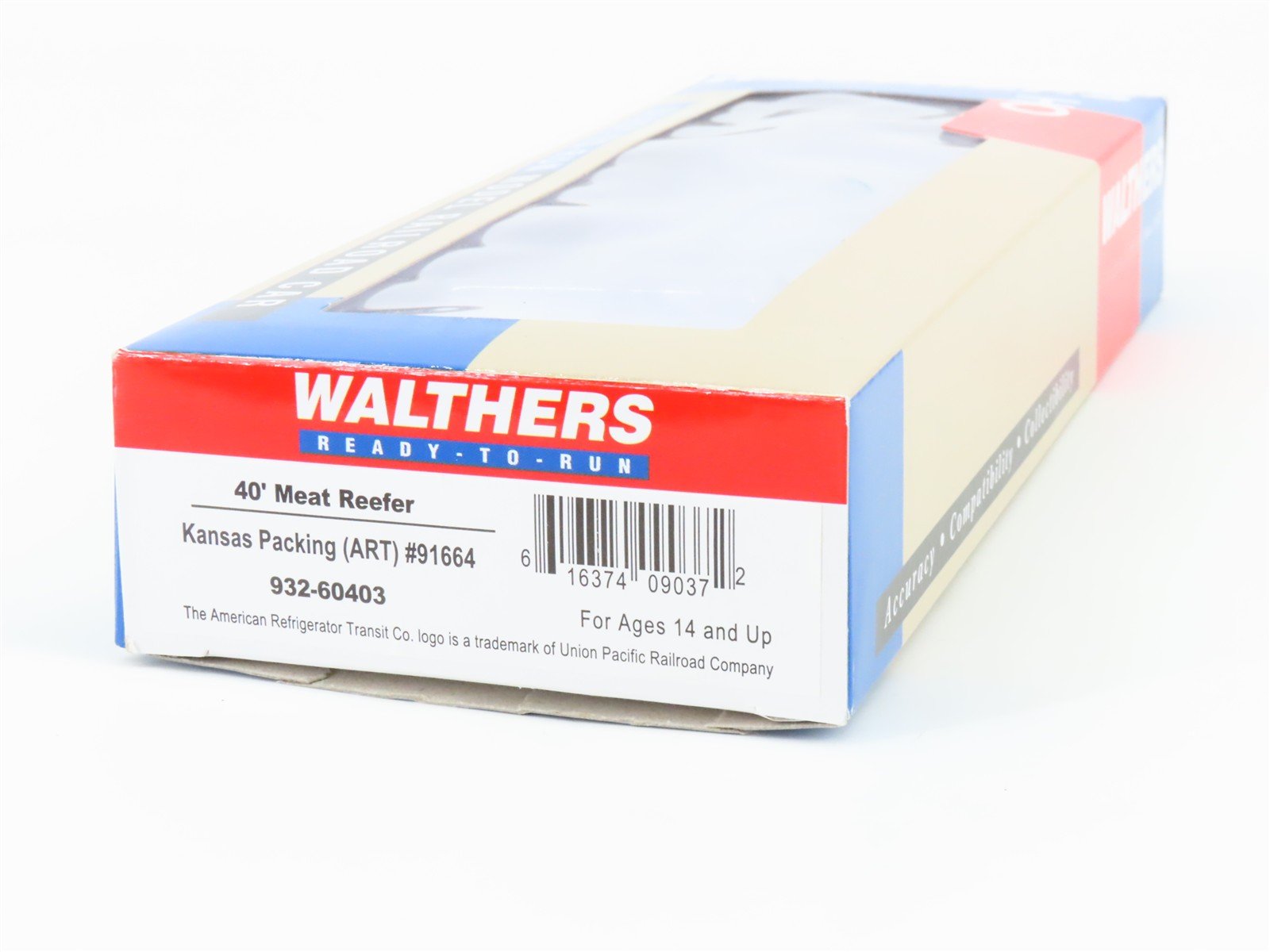 HO Scale Walthers 932-60403 ART Kansas Packing 40' Meat Reefer #91664