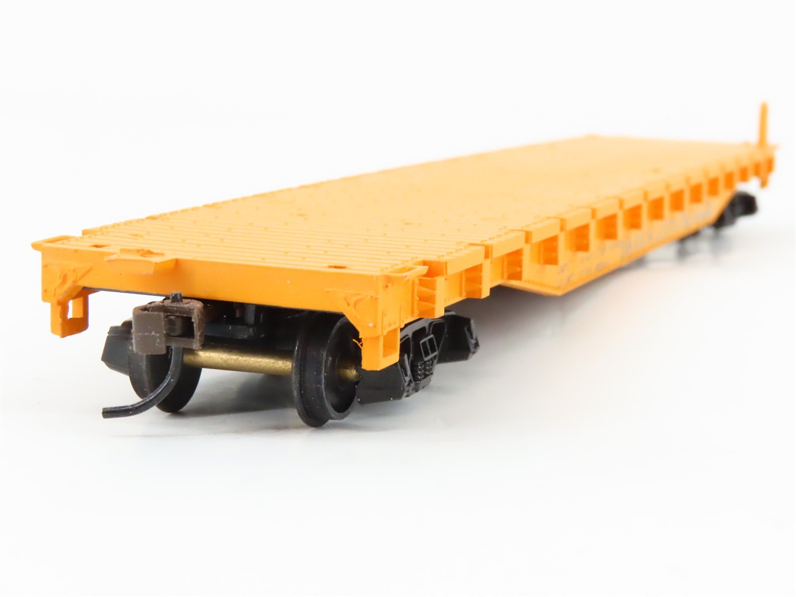 HO Scale Con-Cor 0001-009293 D&RGW Rio Grande Flat Car #23076 w/ U-Haul Trailer