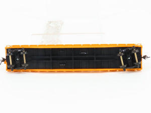 HO Scale Con-Cor 0001-009293 D&RGW Rio Grande Flat Car #23076 w/ U-Haul Trailer