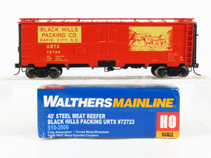HO Scale Walthers Mainline 910-3506 URTX Black Hills Packing 40' Reefer #72723