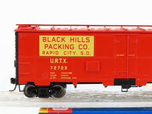 HO Scale Walthers Mainline 910-3506 URTX Black Hills Packing 40' Reefer #72723