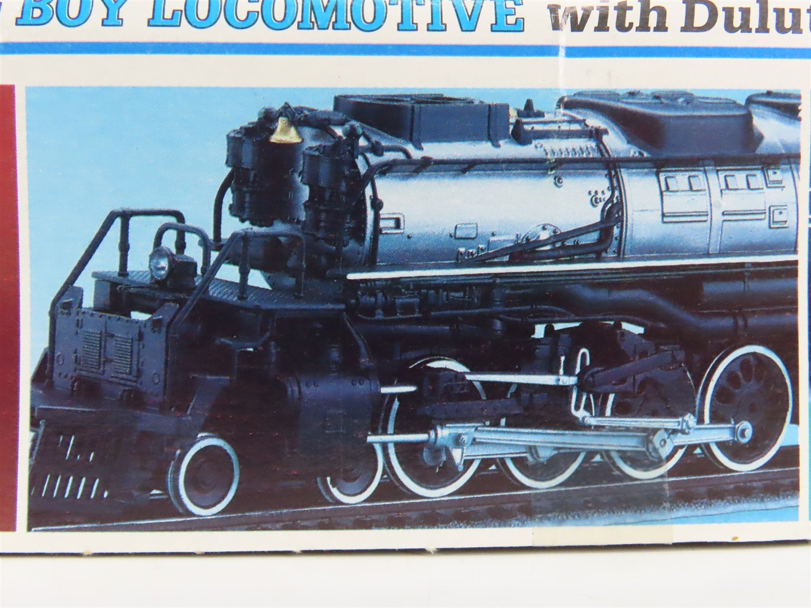 HO Monogram Snap-Tite Kit 1602 Undecorated 4-8-8-4 Big Boy Steam - STATIC MODEL