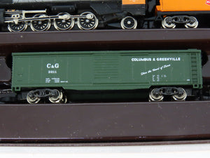 Z Scale Marklin Mini-Club 8139 MILW Milwaukee Road 2-8-2- Steam Freight Set