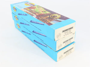 HO Scale Walthers/Athearn Kit #932-9026 TTX Trailer Train 85' Flat Cars 3-Pack