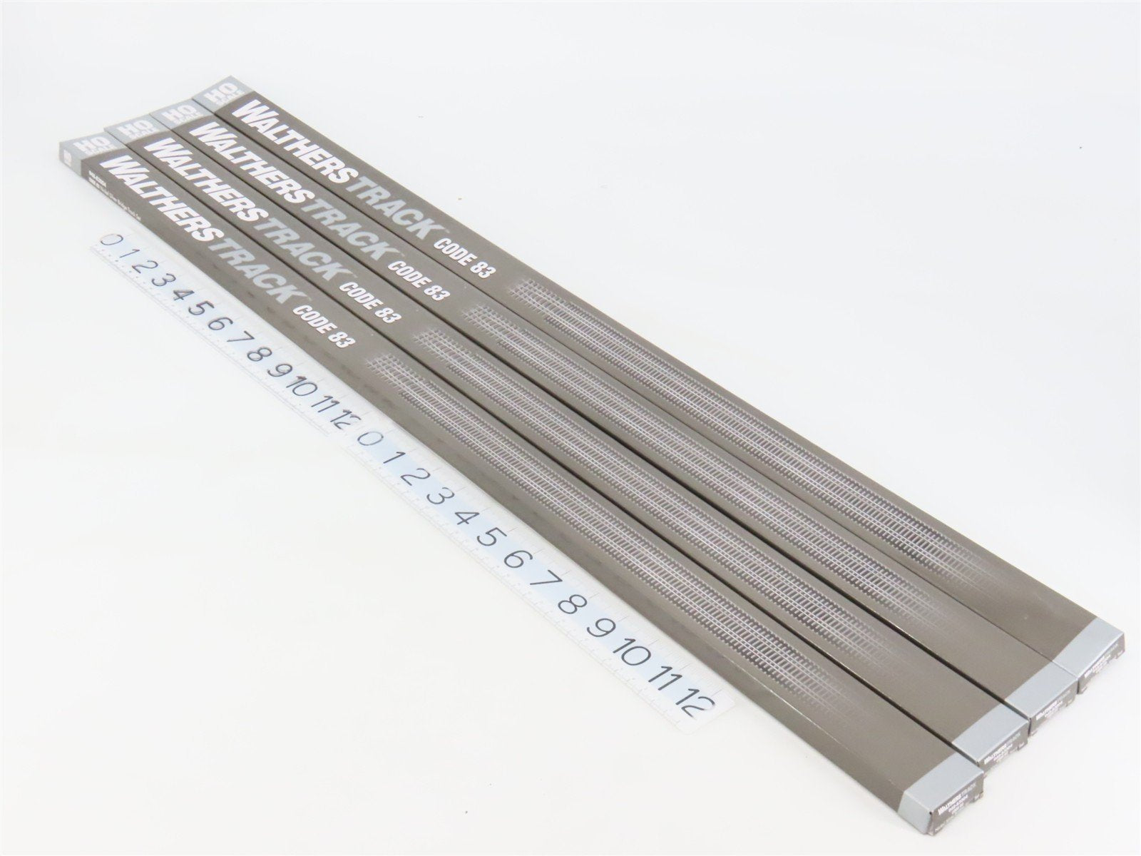 LOT of 4 HO Scale Walthers 948-83004 Code-83 Nickel Silver Bridge Track Set