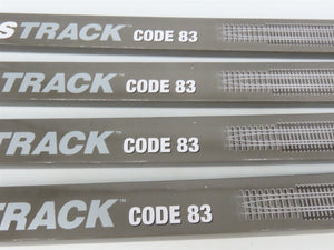 LOT of 4 HO Scale Walthers 948-83004 Code-83 Nickel Silver Bridge Track Set