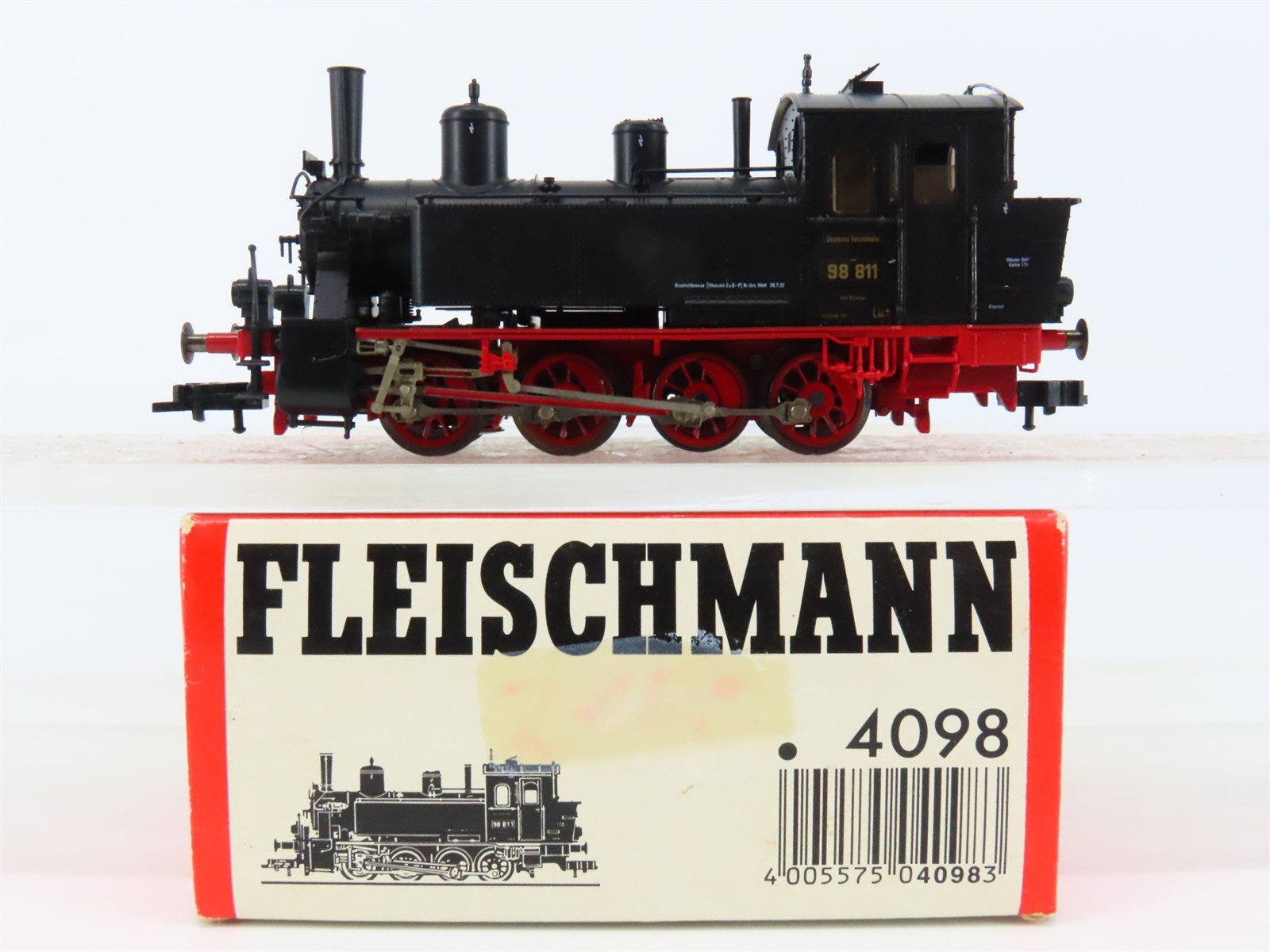 HO Scale Fleischmann 4098 DR Deutsche Reichsbahn 0-8-0 BR98 Steam #811