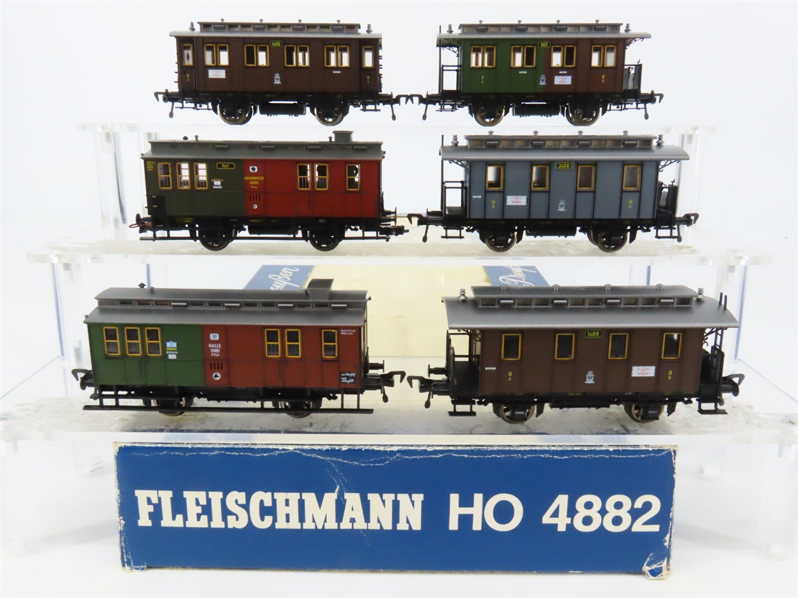 HO Scale Fleischmann 4882 KPEV Prussian Era I Passenger 6-Car Set