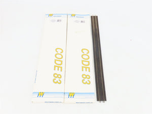 LOT of 2 HO Scale Walthers 948-886 Code-83 Straight 1/2 Meter Bridge Track