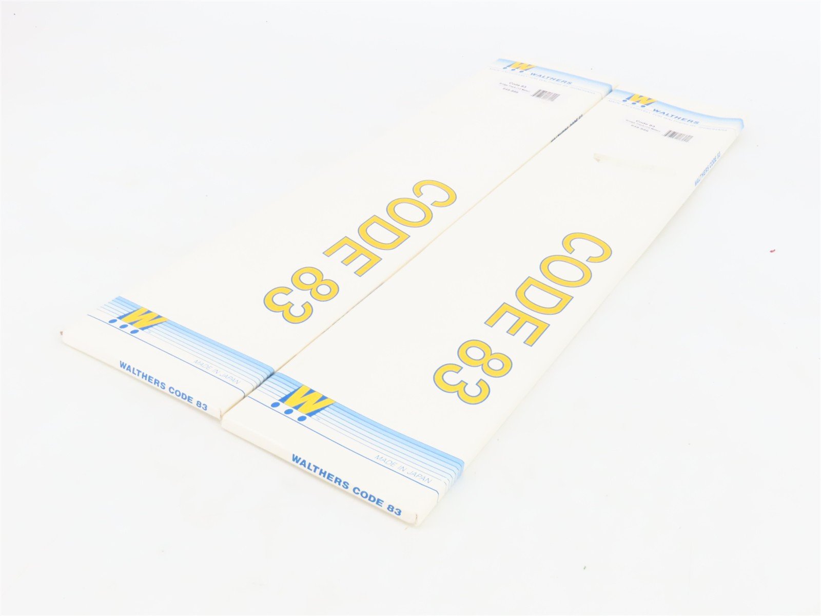 LOT of 2 HO Scale Walthers 948-886 Code-83 Straight 1/2 Meter Bridge Track