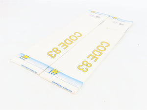 LOT of 2 HO Scale Walthers 948-886 Code-83 Straight 1/2 Meter Bridge Track