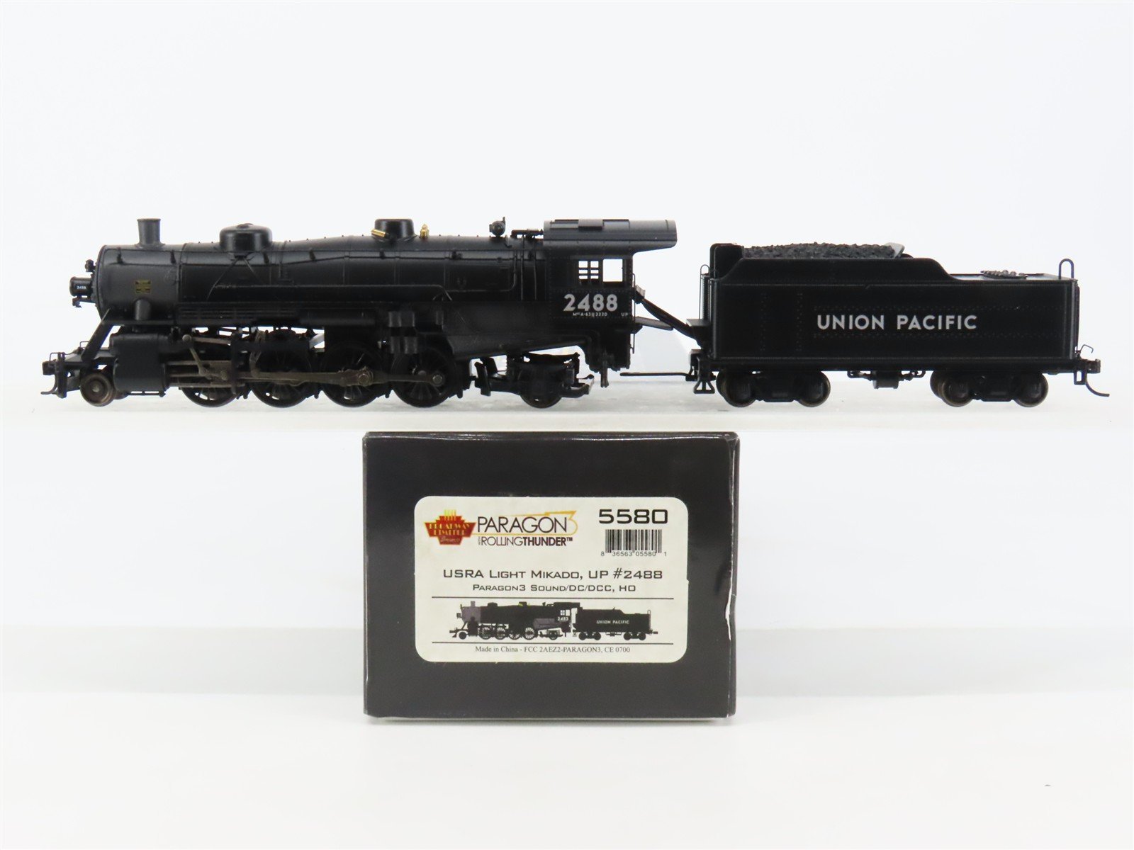 HO Scale Broadway Limited BLI 5580 UP 2-8-2 Light Mikado Steam #2488 - Paragon3