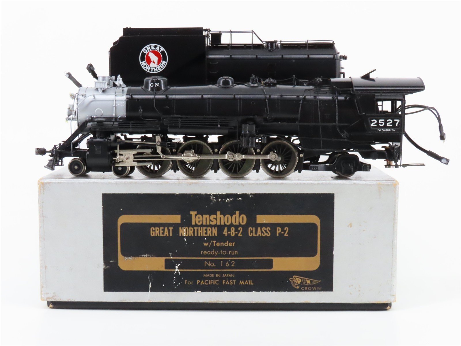 HO Scale PFM/Tenshodo BRASS 162 GN 4-8-2 P2 Steam #2527 - DCC ONLY w/ Sound