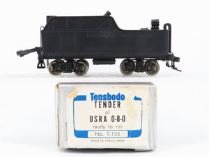 HO Scale Tenshodo BRASS T-133 Unlettered USRA Tender w/Pre-Installed DCC & Sound