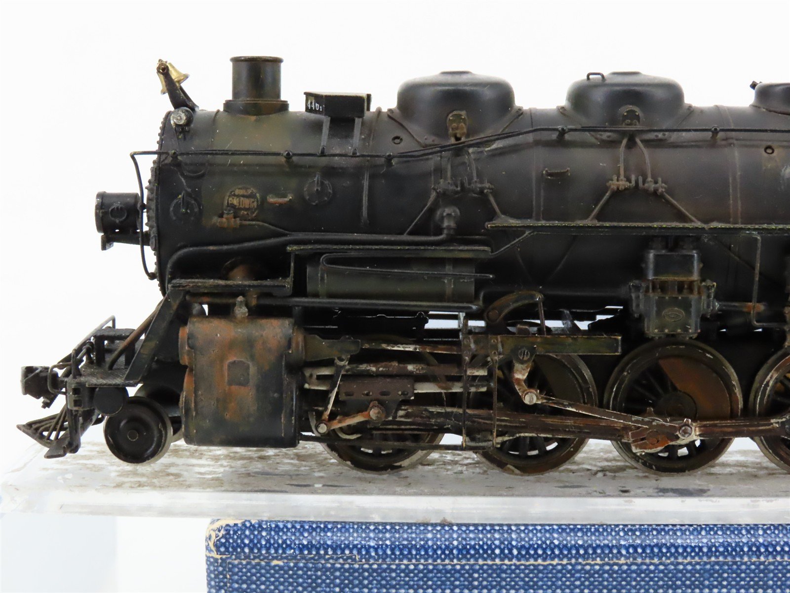 HO United BRASS 2-8-4 Berkshire Steam #3821 DCC ONLY w/Sound - Custom/Weathered