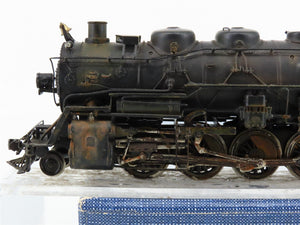 HO United BRASS 2-8-4 Berkshire Steam #3821 DCC ONLY w/Sound - Custom/Weathered