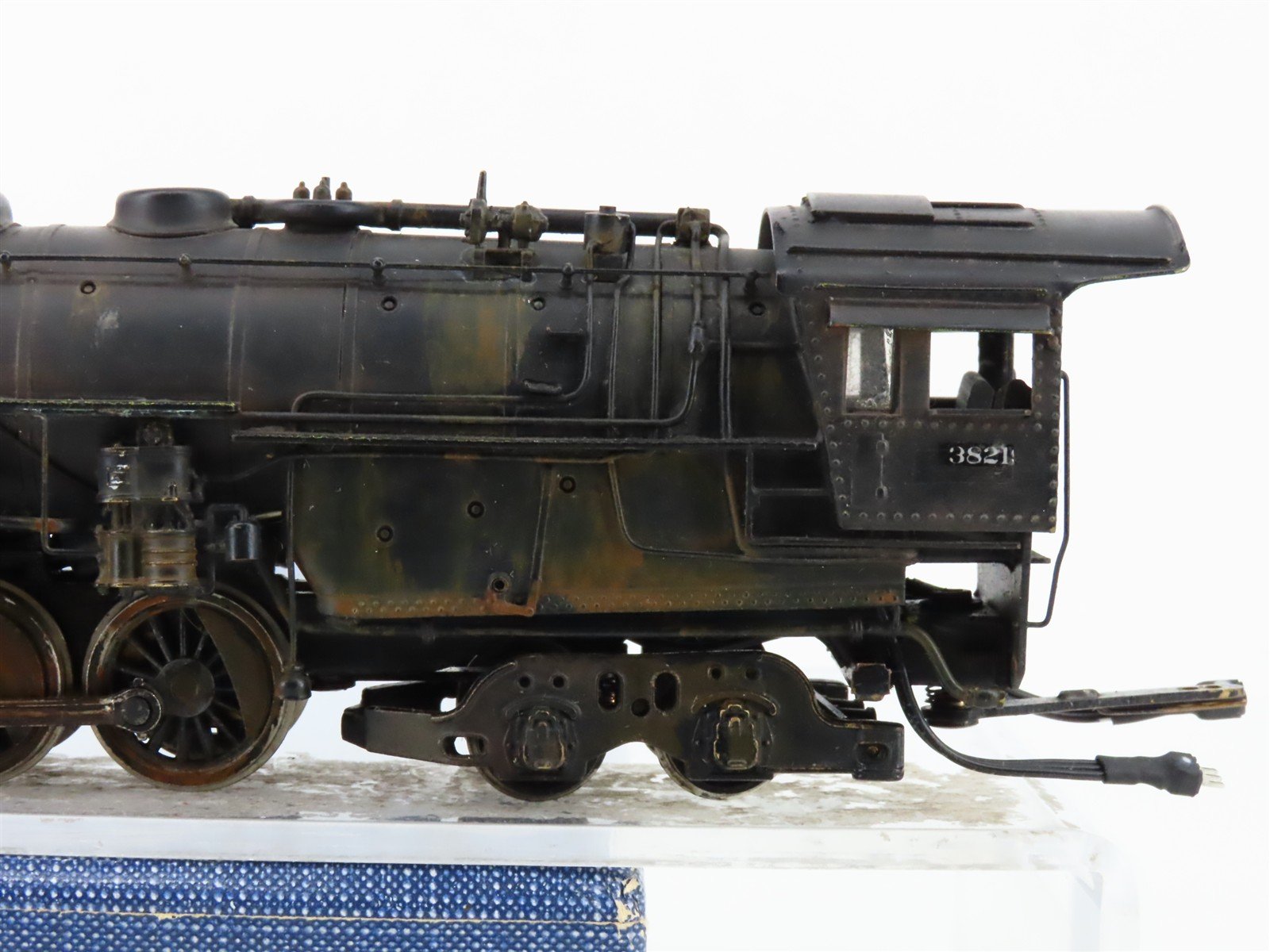 HO United BRASS 2-8-4 Berkshire Steam #3821 DCC ONLY w/Sound - Custom/Weathered
