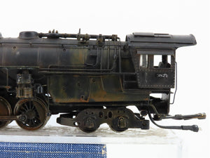 HO United BRASS 2-8-4 Berkshire Steam #3821 DCC ONLY w/Sound - Custom/Weathered