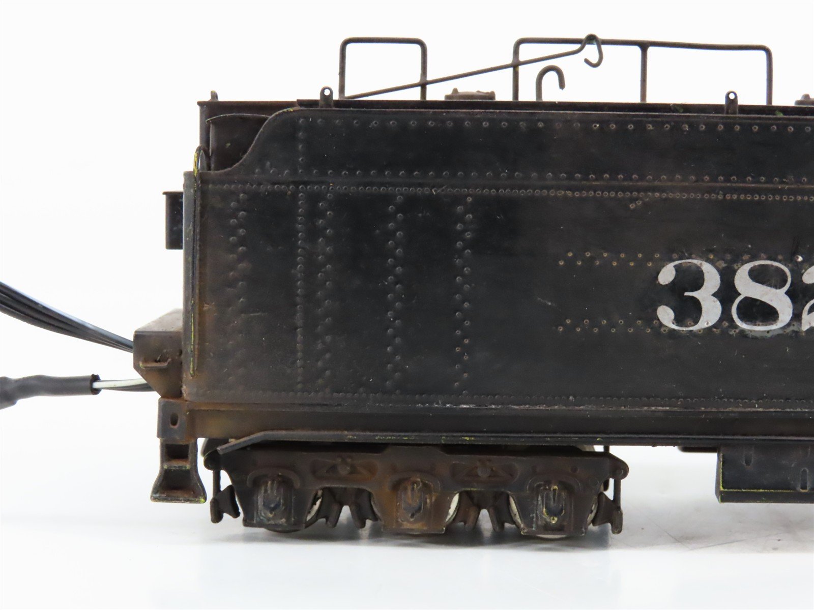 HO United BRASS 2-8-4 Berkshire Steam #3821 DCC ONLY w/Sound - Custom/Weathered