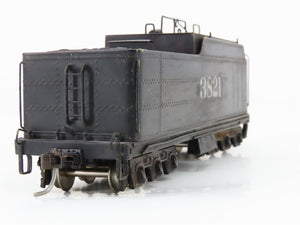 HO United BRASS 2-8-4 Berkshire Steam #3821 DCC ONLY w/Sound - Custom/Weathered