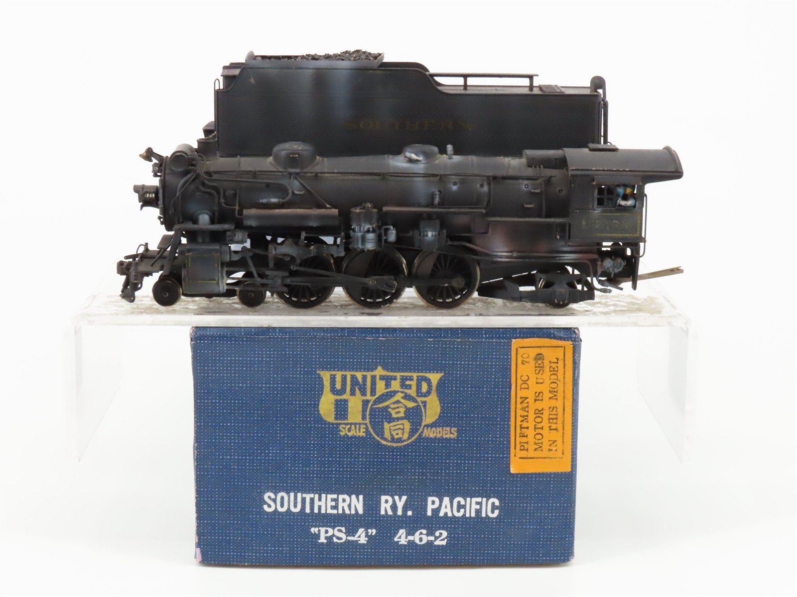 HO Scale United BRASS SOU Southern 4-6-2 PS-4 Steam #1380 - Custom & Weathered