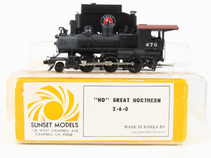 HO Scale Sunset/Tae-Hwa BRASS GN Great Northern 2-6-0 Steam #476 - Custom