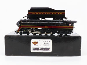 HO Broadway Limited BLI 1113 N&W 4-8-4 Class J Steam #600 - DCC ONLY w/ Sound