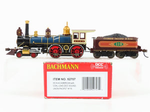 HO Scale Bachmann 52707 UP Union Pacific 4-4-0 American Steam #119 w/DCC & Sound
