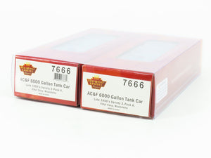 HO Broadway Limited BLI 7666 EBAX Ethyl / SHPX Wyandotte 6k Gal Tank Car 2-Pack