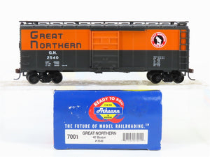 HO Scale Athearn 7001 GN Great Northern 40' Single Door Steel Box Car #2540