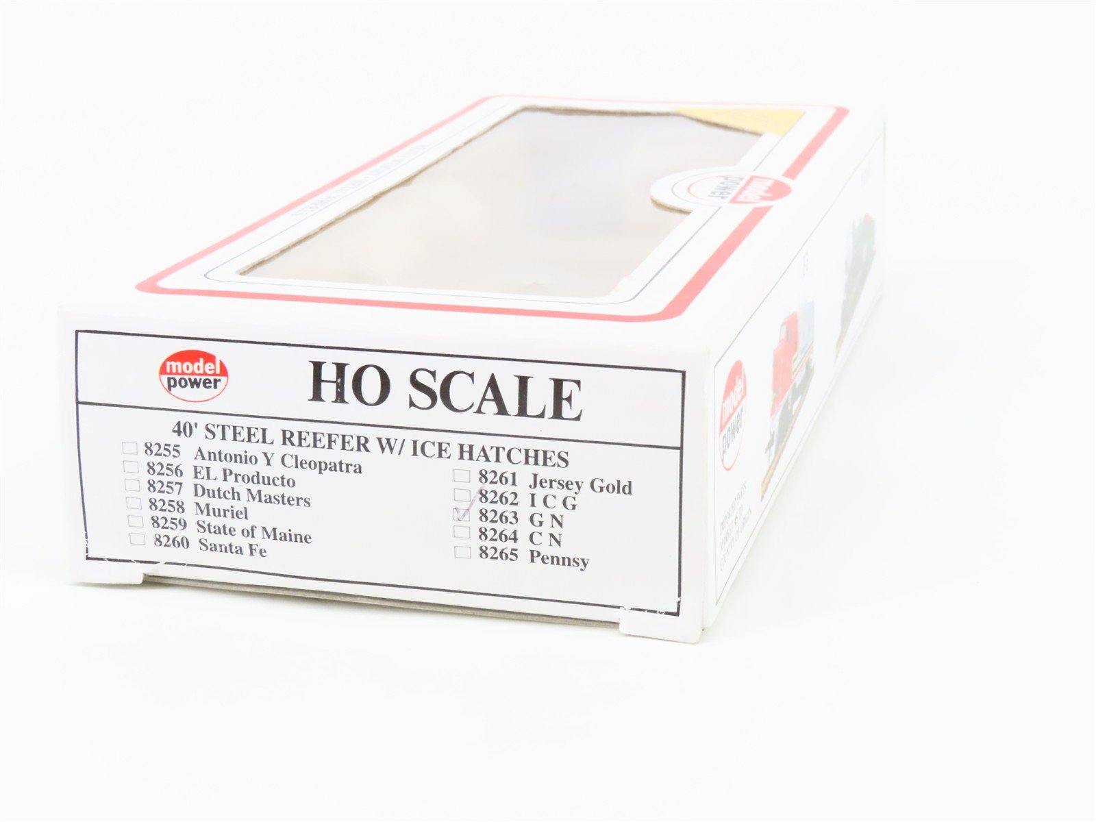 HO Scale Model Power 8263 WFEX / GN Western Fruit Express 40' Steel Reefer #8058