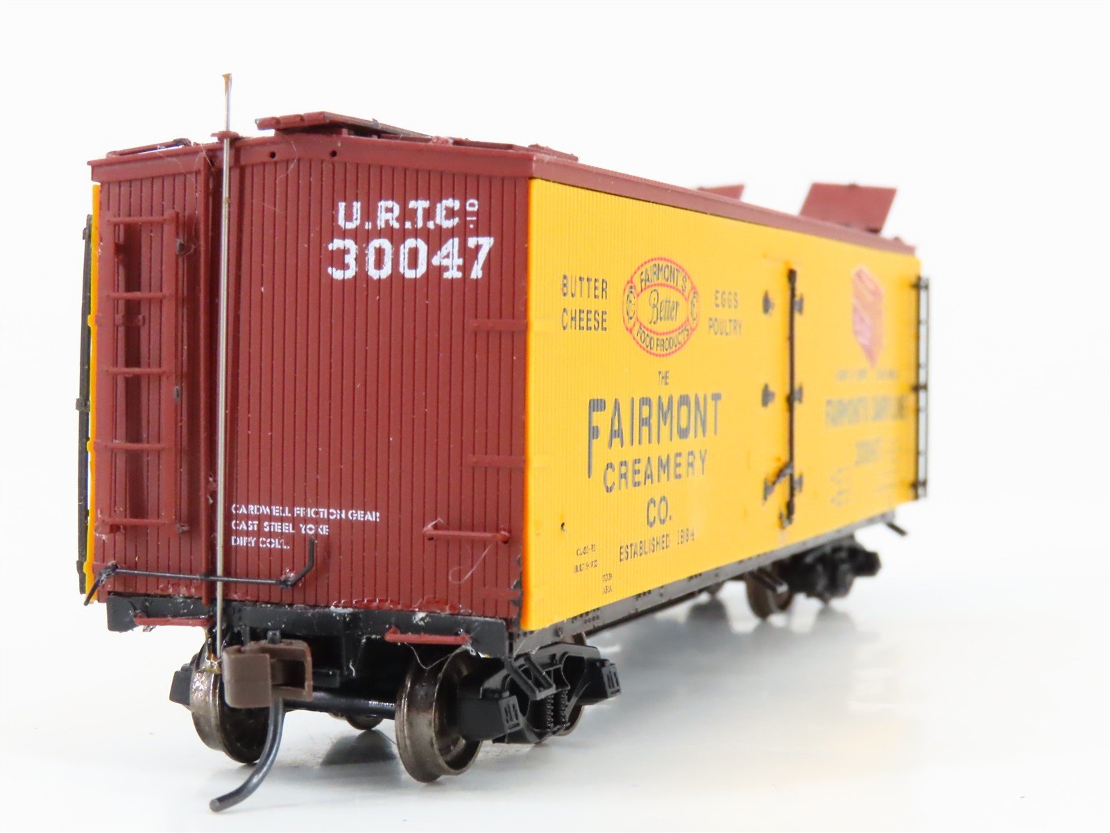 HO Scale Branchline Blueprint 1356 URTC Fairmont Creamery 40' Wood Reefer #30047