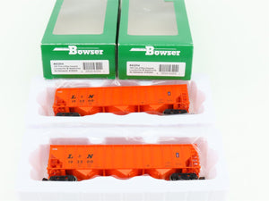 LOT of 2 HO Scale Bowser 43204 L&N Louisville & Nashville 4-Bay Hopper #193200