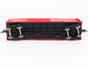 LOT of 2 HO Scale Bowser GN Great Northern Red 40' Box Cars - 1 Car Weathered