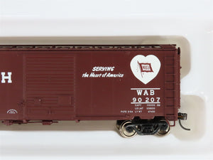 LOT of 2 HO Scale Walthers Mainline WAB Wabash 40' Single Door Steel Box Cars
