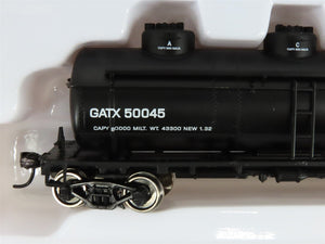 LOT of 2 HO Scale Walthers Mainline GATX & ACFX 36' 3-Dome Tank Cars