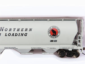 LOT of 2 HO Bachmann Silver GN Great Northern Gondola & 4-Bay Cylindrical Hopper