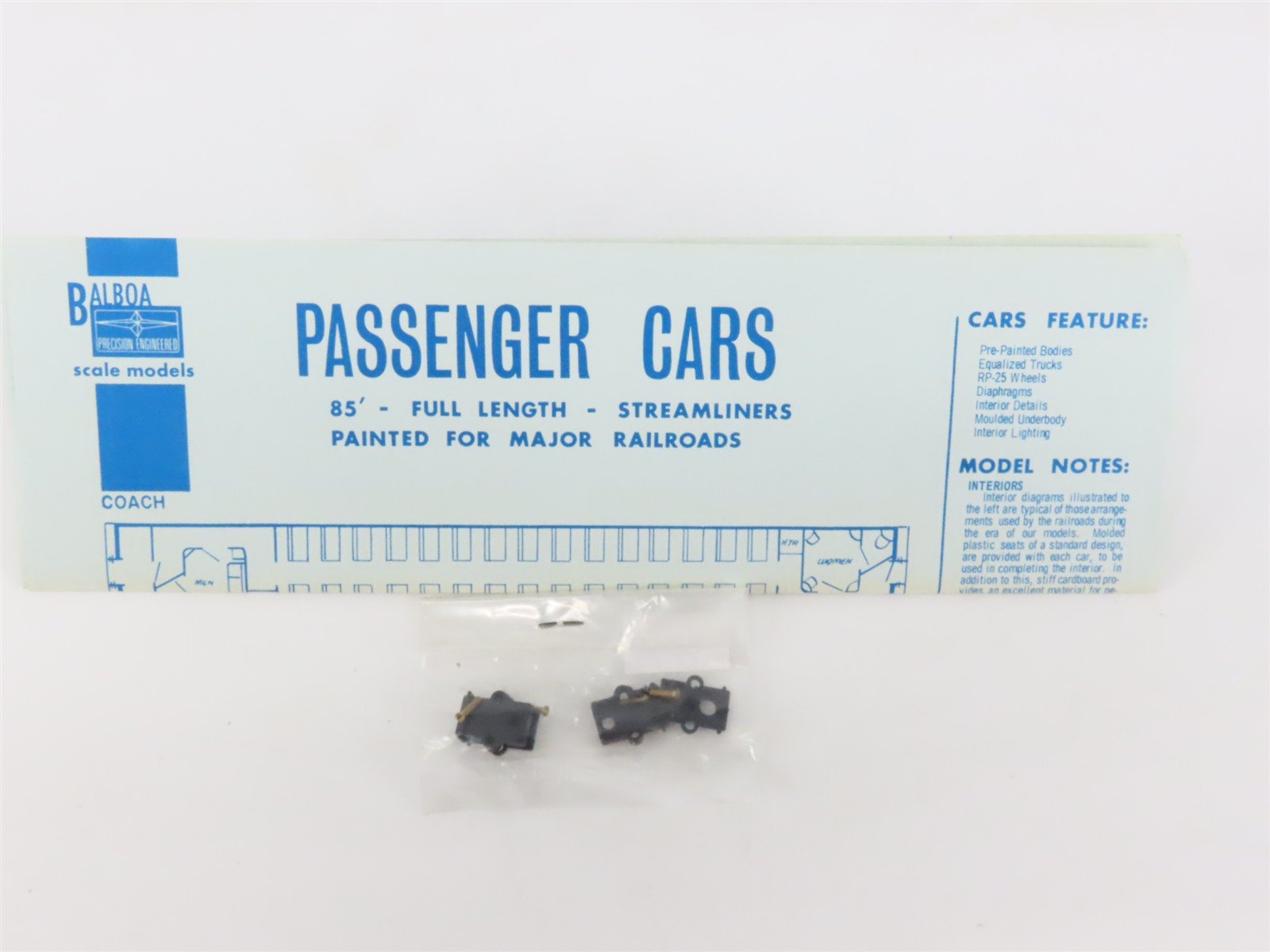 HO Scale Balboa BRASS 501 GN 