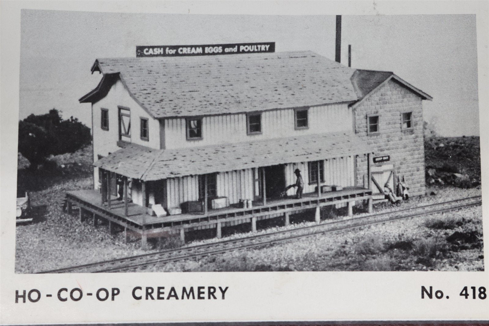 HO 1/87 Scale Campbell Scale Models Kit #418 Co-Op Creamery