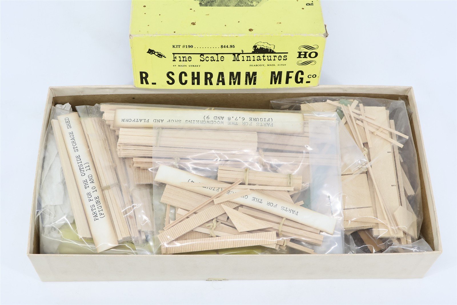 HO 1/87 Scale Fine Scale Miniatures Kit #190 R. Schramm Mfg. Co. Building