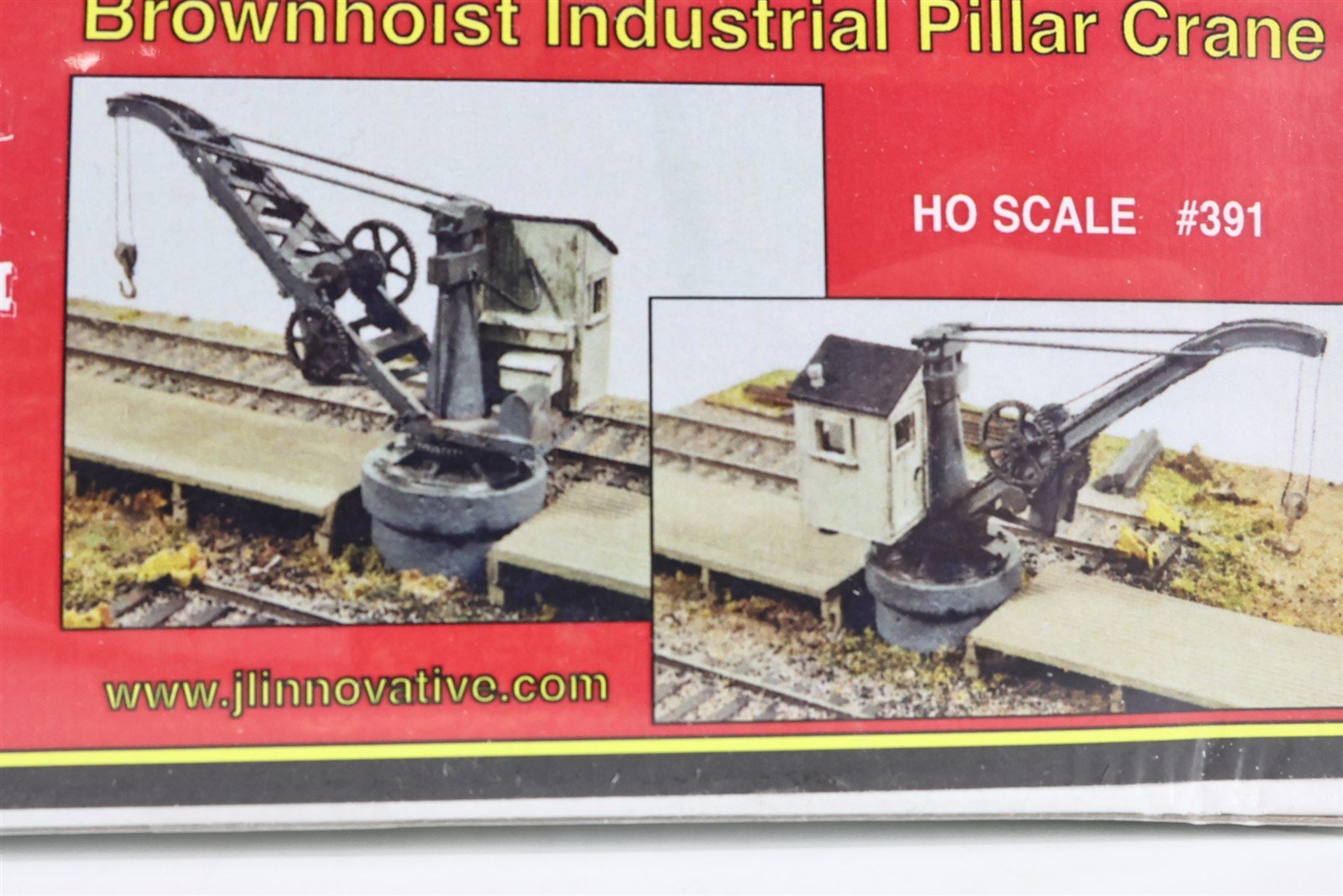 HO JL Innovative Laser-Cut Kit #391 Brownhoist Industrial Pillar Crane - SEALED