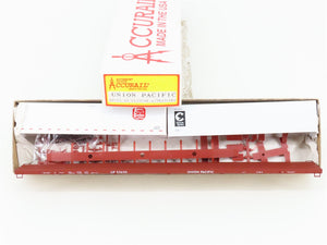 HO Scale Accurail Kit 9113 UP Union Pacific 89' Flat Car #53690 w/ Trailers