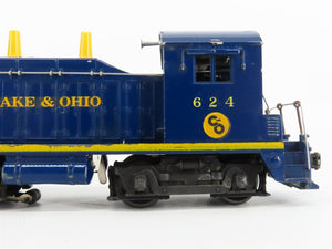 O Gauge 3-Rail Lionel Postwar 624 C&O Chesapeake & Ohio EMD NW2 Diesel Switcher
