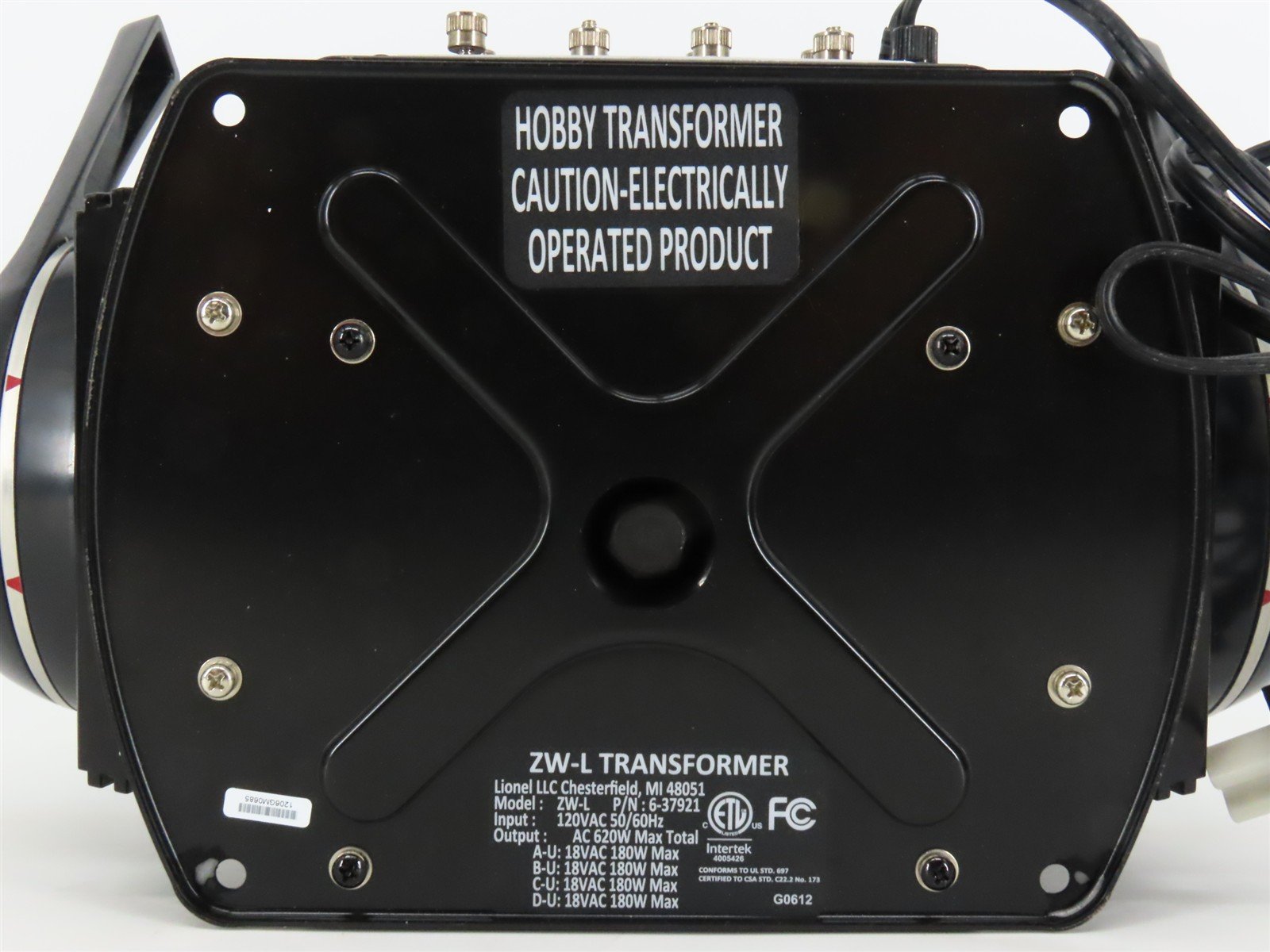 Lionel 6-37921 Type ZW-L AC Transformer