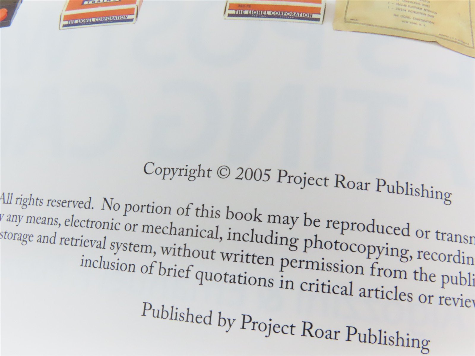 Authoritative Guide to Lionel's Postwar Operating Cars ©2005 SC Book