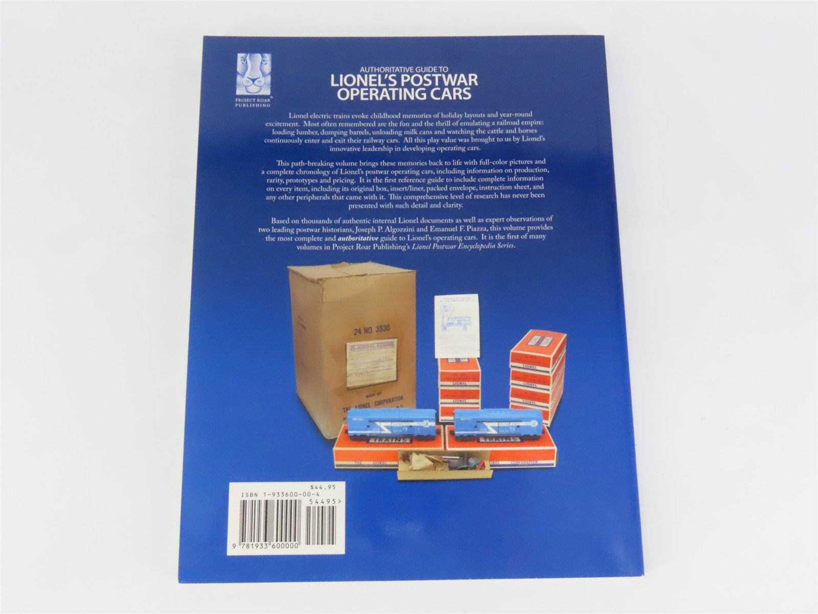 Authoritative Guide to Lionel's Postwar Operating Cars ©2005 SC Book