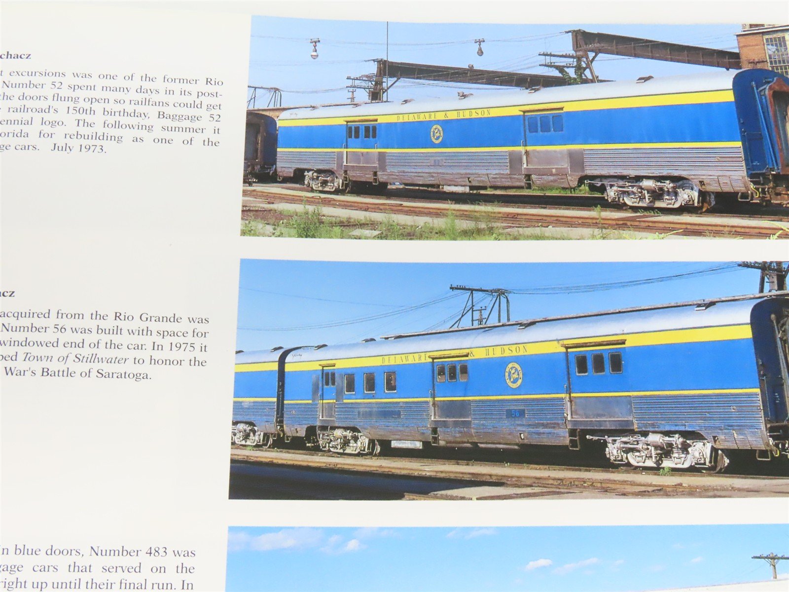 Delaware & Hudson Passenger Trains: The Final Decade by Lezette ©2002 SC Booklet