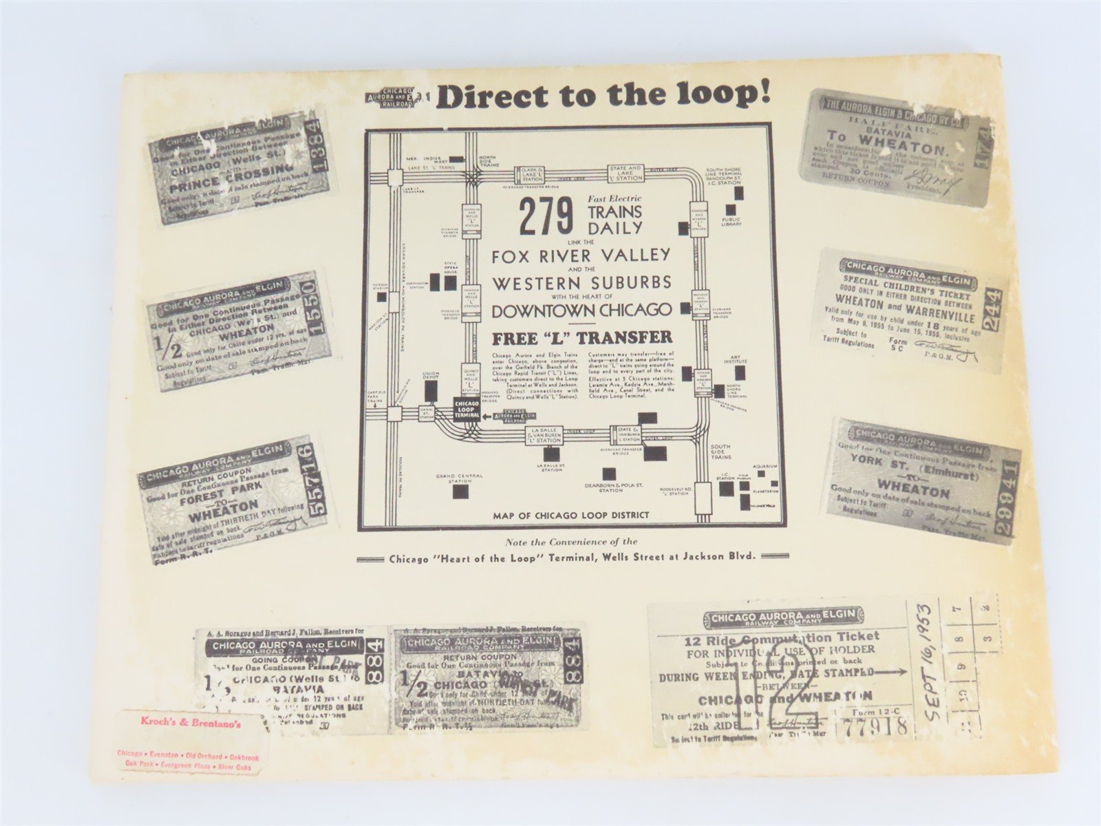 Aurora 'N' Elgin by James D. Johnson ©1965 SC Booklet