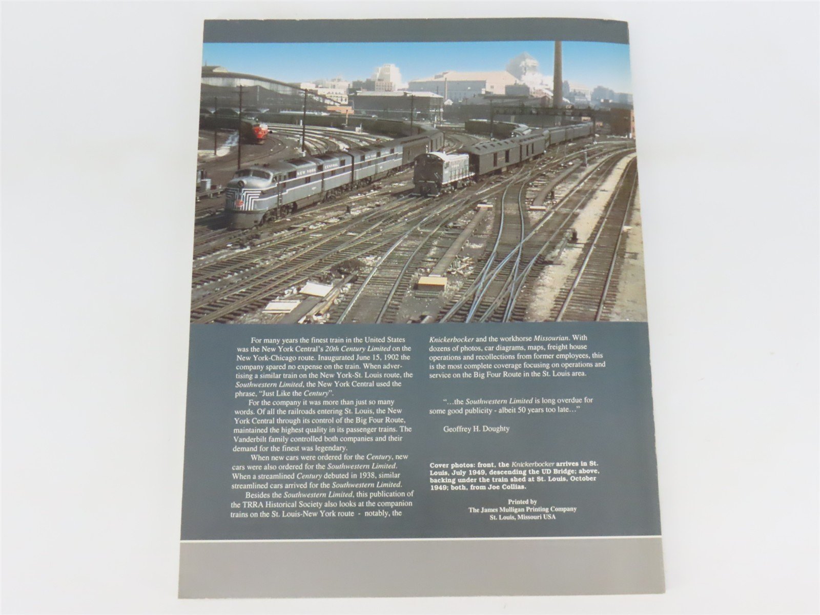 New York Central: The Southwestern Limited 1889-1968 ©2002 SC Book